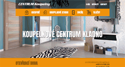 Desktop Screenshot of centrumkoupelny.cz